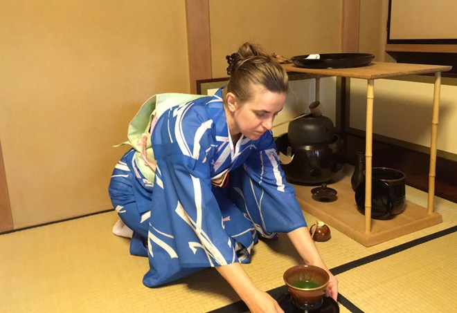Japanese Tea Ceremony demo at Taranaki Multi Ethnic Extravaganza